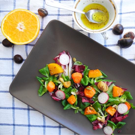 Autumn Chestnut Salad