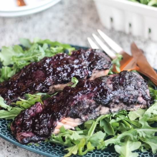 Blueberry BBQ Salmon