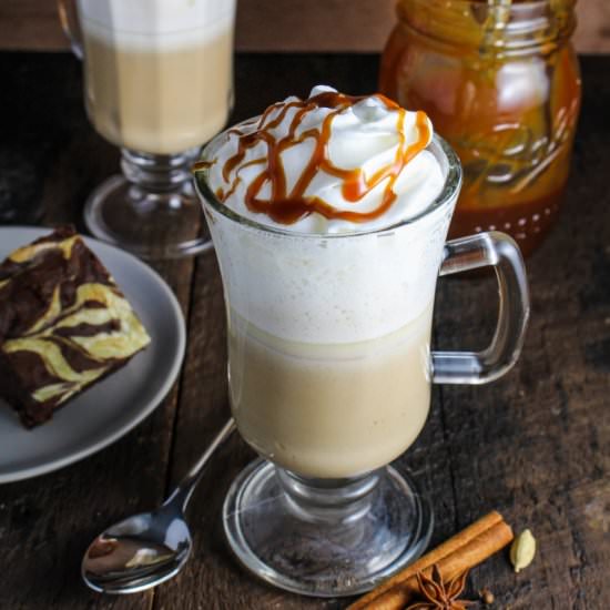 Salted Caramel Chai Latte