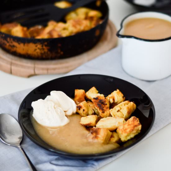 Torn Pancake with Apple Sauce