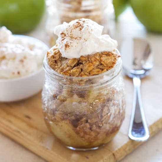 Honey Bourbon Apple Crisps