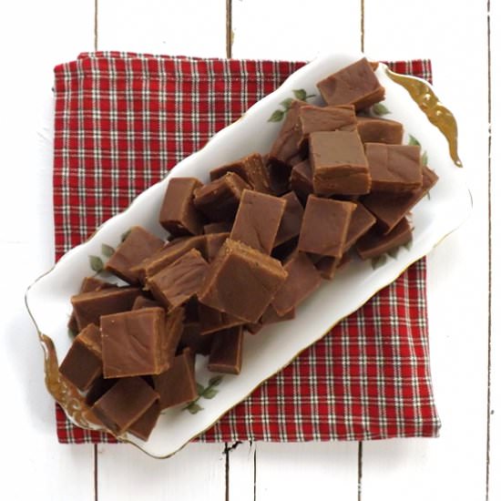 Peanut Butter & Chocolate Fudge