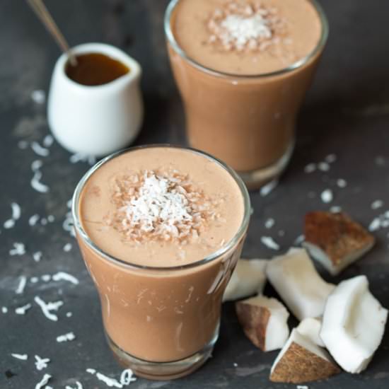 Malted Coconut Hot Smoothie