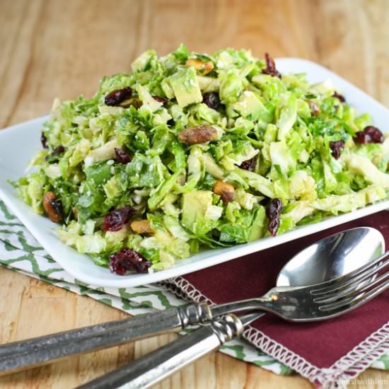 Shaved Brussels Sprout Salad