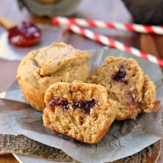 Peanut Butter and Jelly Muffins