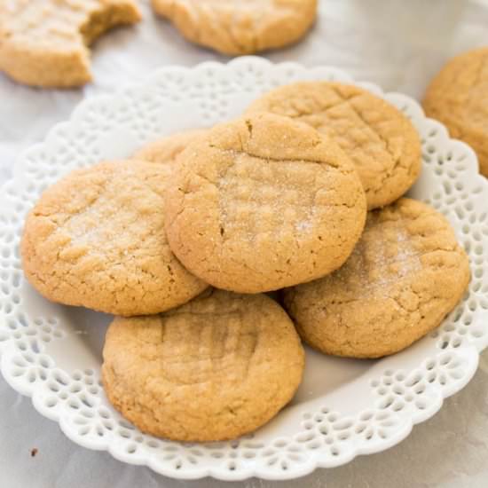 Chewy Peanut Butter Cookies