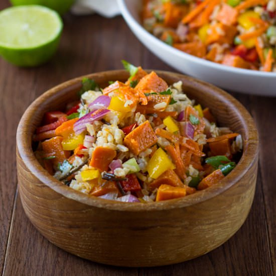 Sweet Potato Wild Rice Salad