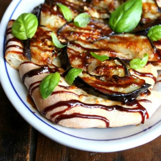 Eggplant Miso Pizza
