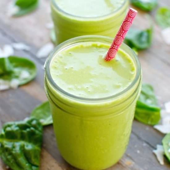 Tropical Spinach Smoothie