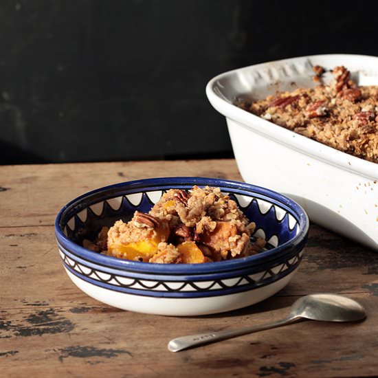 Pumpkin Crisp with Gingerbread