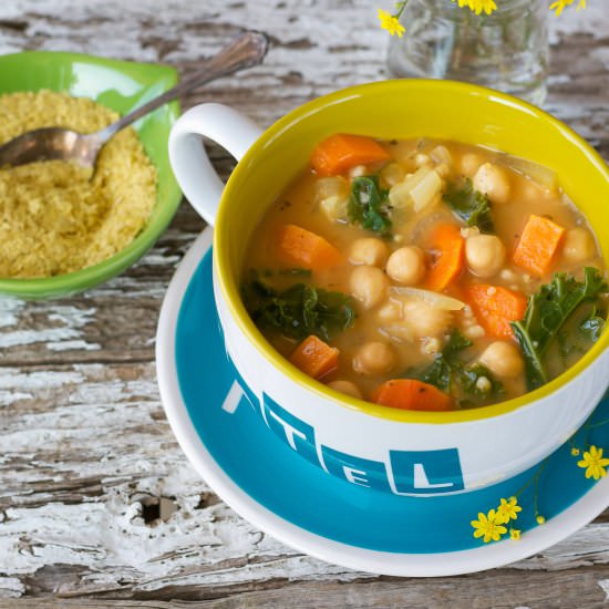 Chickpea Veggie Soup