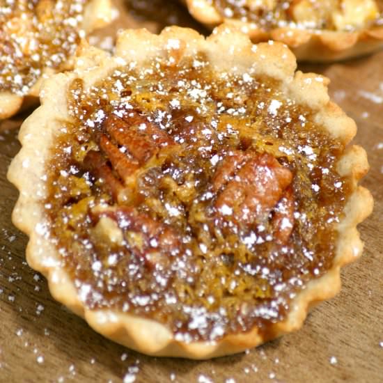 Healthier Mini Pecan Pies