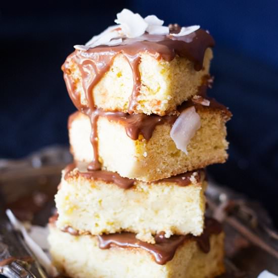 Coconut and Almond Chocolate Bars