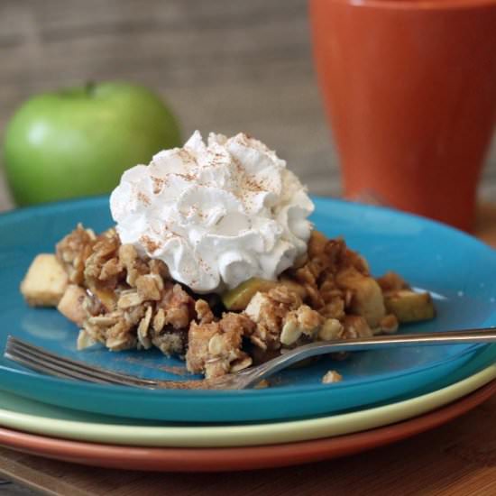 Caramel Apple Crisp