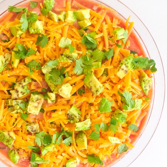 Healthy 3.5 Layer Bean Dip