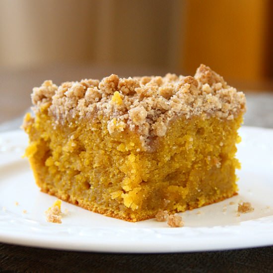 pumpkin crumb coffee cake