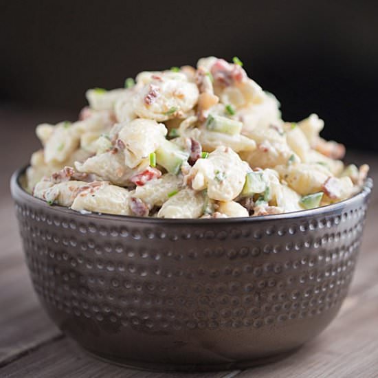 Creamy Bacon Ranch Pasta Salad