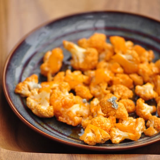 Buffalo Blue Cheese Cauliflower