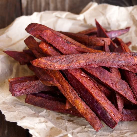 Chile-Lemon Purple Sweet Potatoes