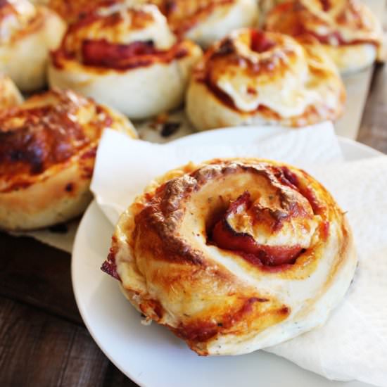 Salami Pizza Rolls
