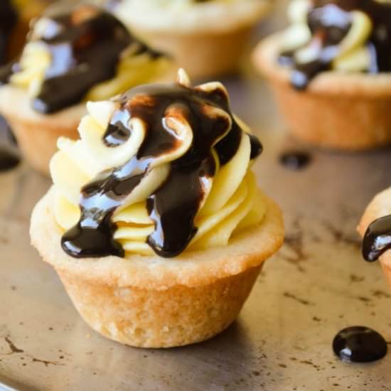 Boston Cream Pie Bites