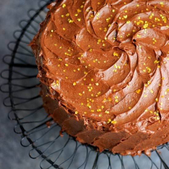 Chocolate Mousse Layer Cake