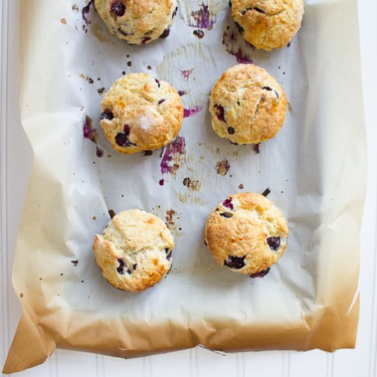 Blueberry and Orange Scones