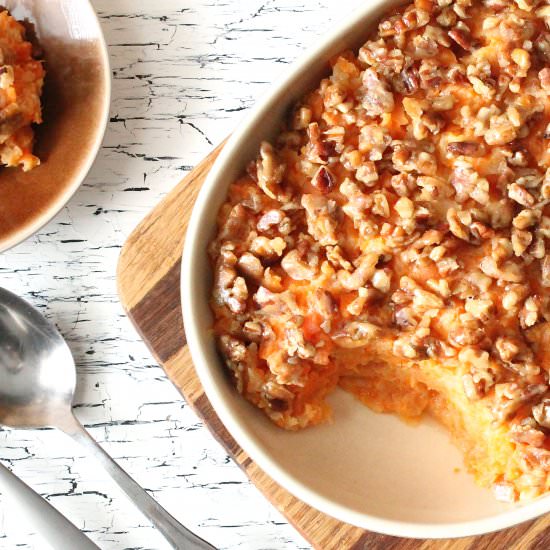 Carrot &Turnips with Honey Pecans