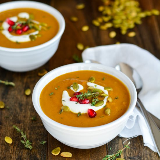 Autumn Spice Pumpkin Soup