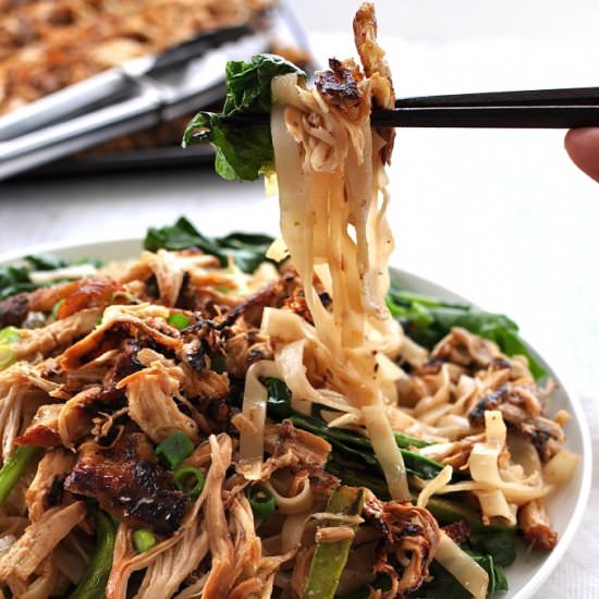 Crispy Chinese Chicken Noodles