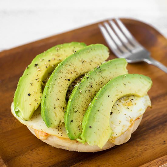 Open-Faced English Muffin Sandwich