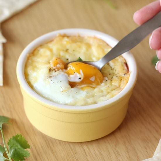 Enchilada Baked Eggs