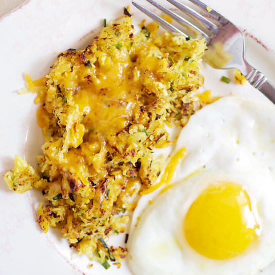 Spaghetti Squash Hash Browns