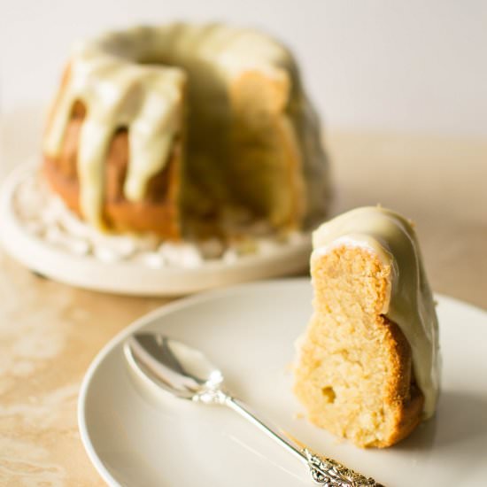 Vanilla Malted Bundt Cake