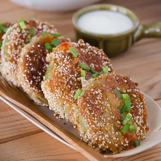 Fried green tomatoes