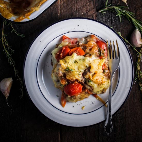 Ratatouille Shephered’s Pie