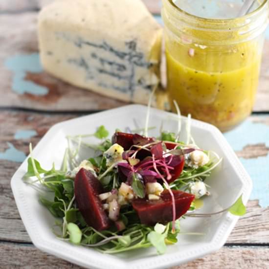 Beet Salad with Bleu Cheese