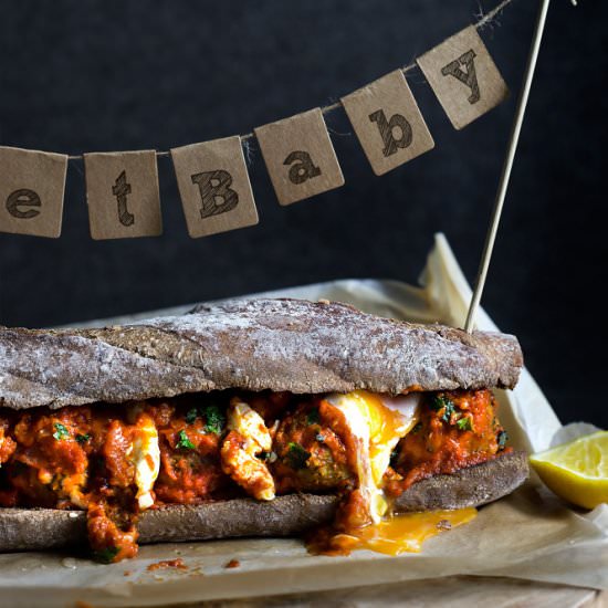 Chicken’n egg spicy sambal sub