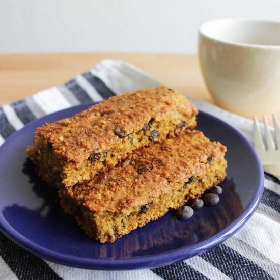 Healthy Cinnamon Pumpkin Bars