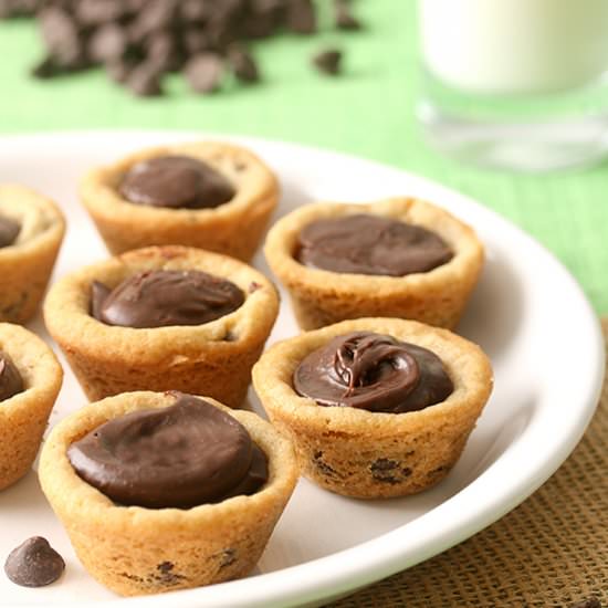 Fudge Filled Cookie Cups
