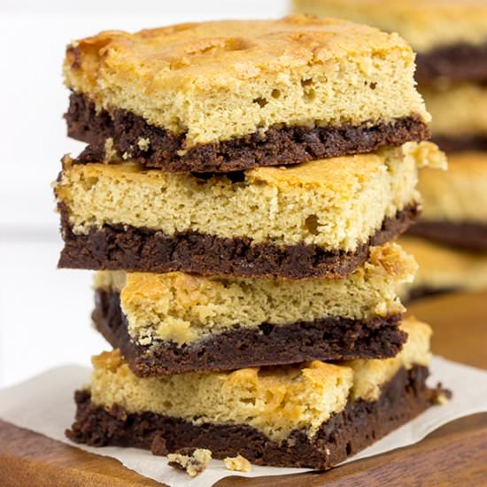 Caramel Marshmallow Brownie Bars