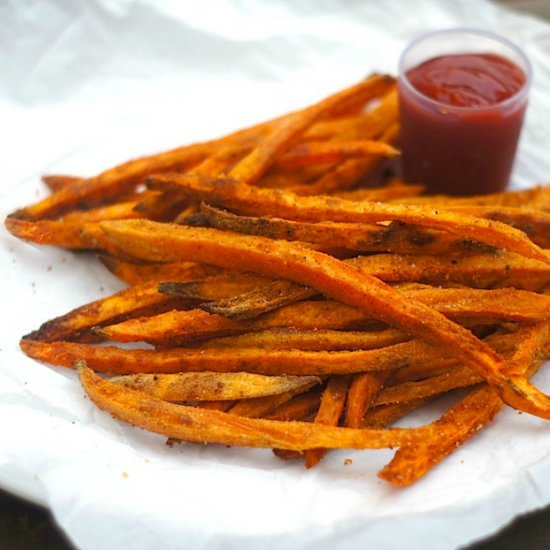 Crispy Baked Sweet Potato Fries