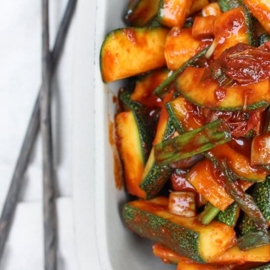 Zucchini Kimchi