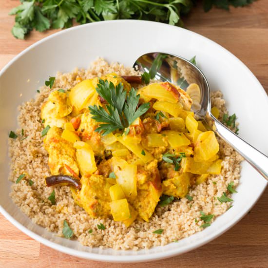 Indian Pepper Chicken and Couscous
