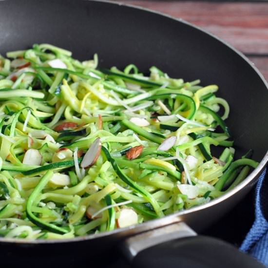 Skillet Zucchini Matchsticks