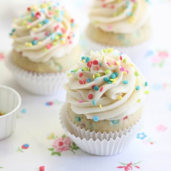 Confetti Cupcakes