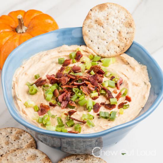 savory pumpkin bacon dip