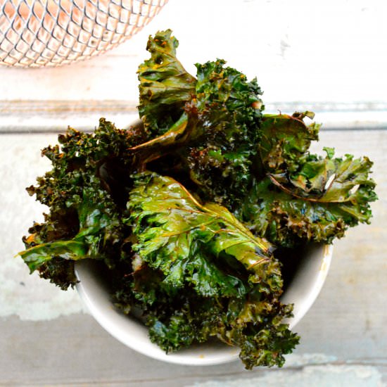 Smoked Paprika Kale Chips