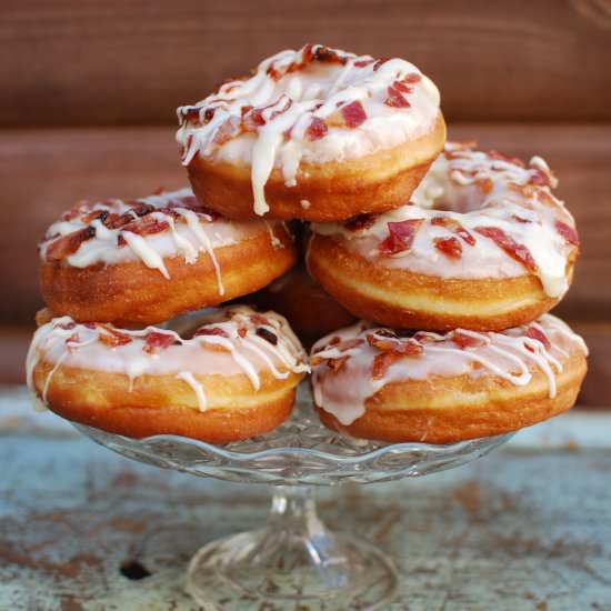 Maple Bacon Doughnuts