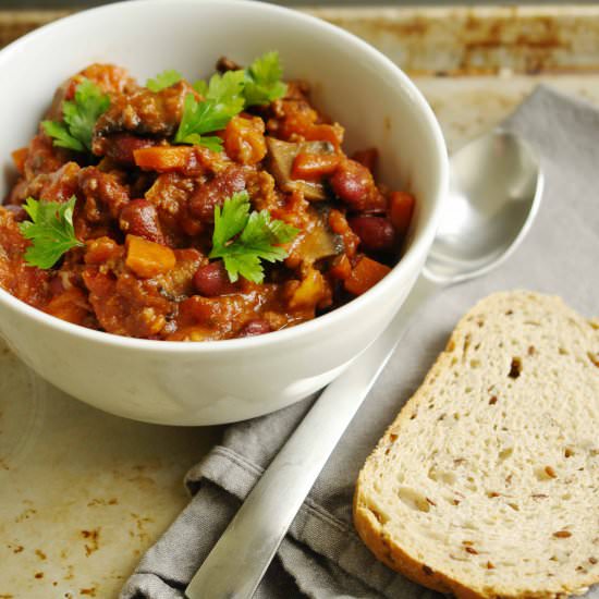 Healthy quick chili